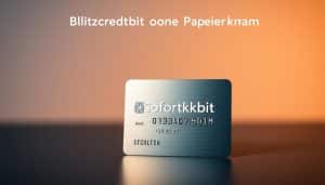 Blitzkredit ohne Papierkram