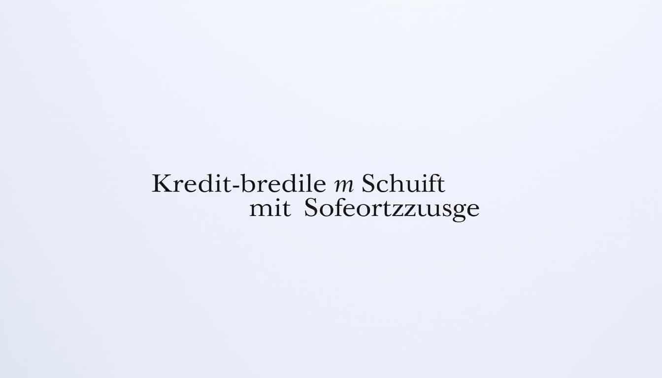 Kredit ohne Schufa mit Sofortzusage