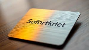 Kreditkarte mit Sofortkredit