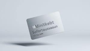 Minikredit ohne Schufa sofort Auszahlung