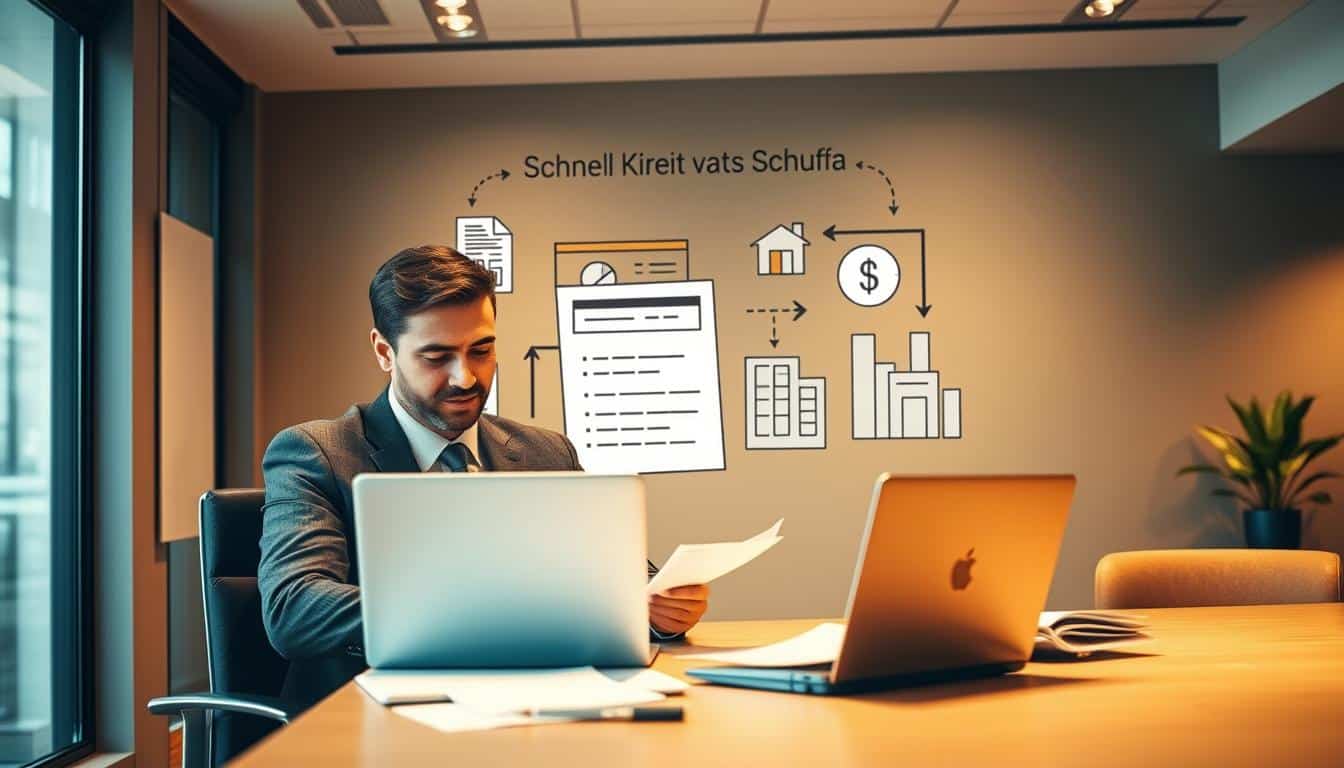 Schnell Kredit bekommen trotz Schufa