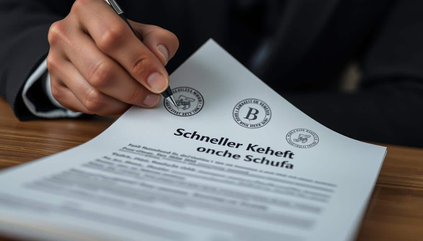 Schnellen Kredit ohne Schufa
